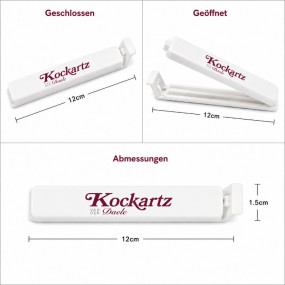 Verschlussclips für Beutel und Verpackungen | Mit eigen...